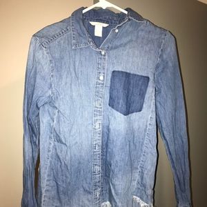 denim button up